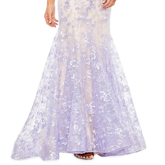 Floral Bead-Embellished Gown - Picture 4 of 4